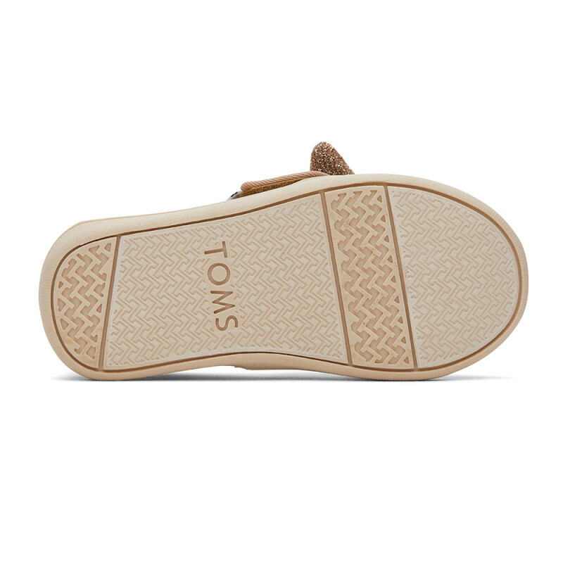 Sparkle Knit/Bow Tn Alpr Esp - Niños Gold