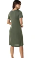 Camisón Manga Corta Microfibra Verde