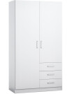 Armario FANDRUP 97x176 2 puertas 3 caj blanco Armario FANDRUP 97x176 2 puertas 3 caj blanco