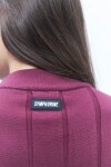 Sweater rib bordo