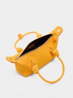 Bolso Tote De Textura Suave Xs naranja