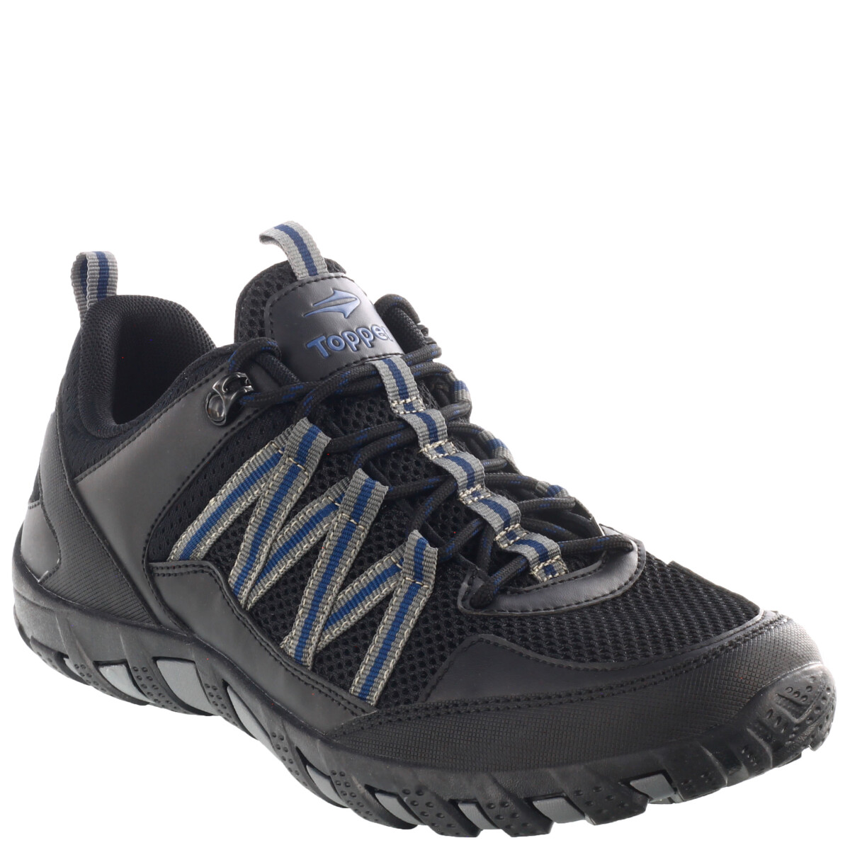 Championes de Hombre Topper Bulder Mns - Negro - Azul - Gris 