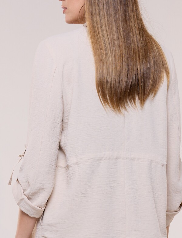 Chaqueta Cintura Ajustable BEIGE