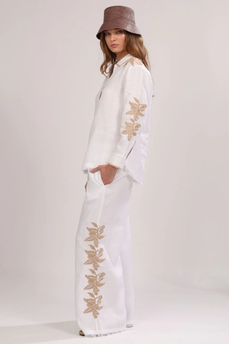 PANT FRAGOLA Blanco