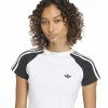 Remera ADIDAS SST BABY TEE Mujer KD3795 Blanco-negro