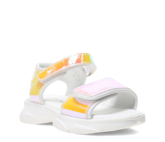 Sandalia NOKE con material tornasol Pink