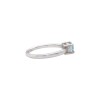 Anillo Solitario-Plata rodinada-Piedra Topacio azul-AN2012 conpiedra