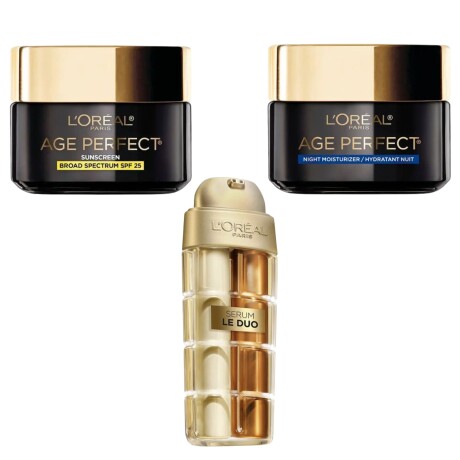 Pack Loreal Sérum Le Dúo + Crema Age perfect día + Noche Pack Loreal Sérum Le Dúo + Crema Age perfect día + Noche