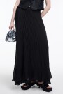FALDA VOLADO LISA Negro