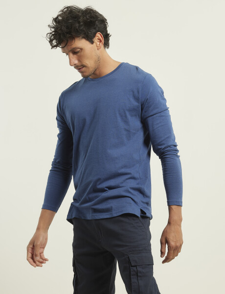 520719 T-SHIRT HARRY Azul Piedra
