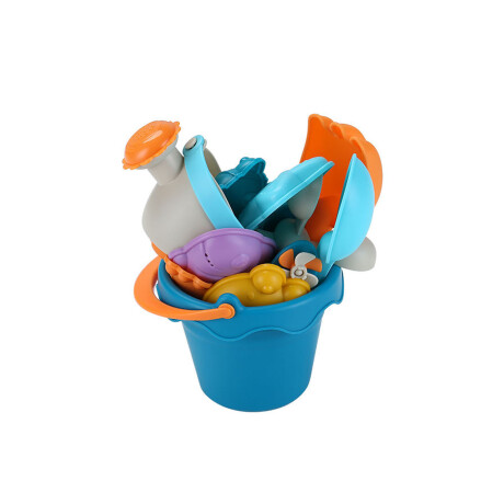 Set de Juguetes para Playa 10pcs Balde Palas Moldes Huanger Multicolor