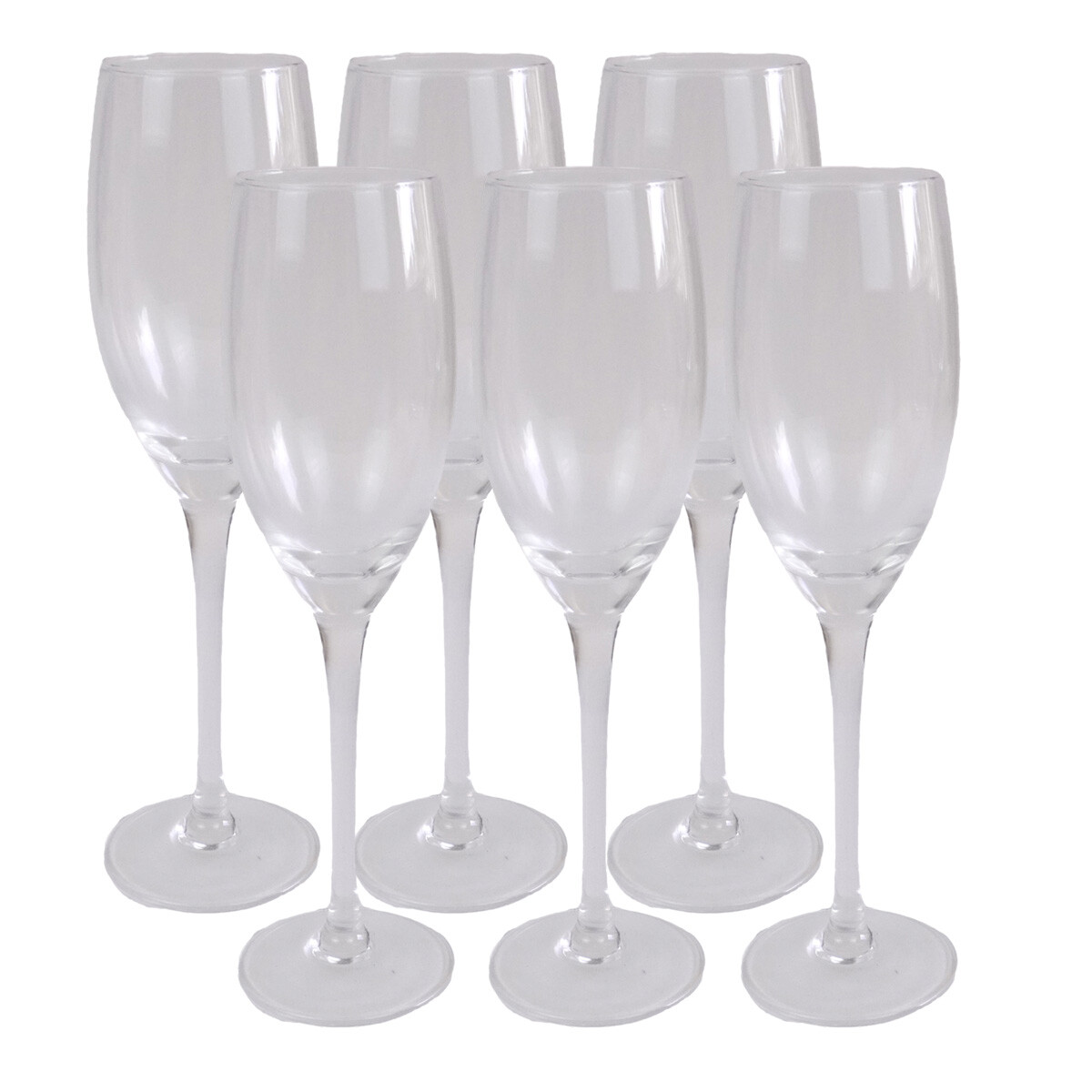 COPA CHAMPAGNE X6PCS VIDRIO 