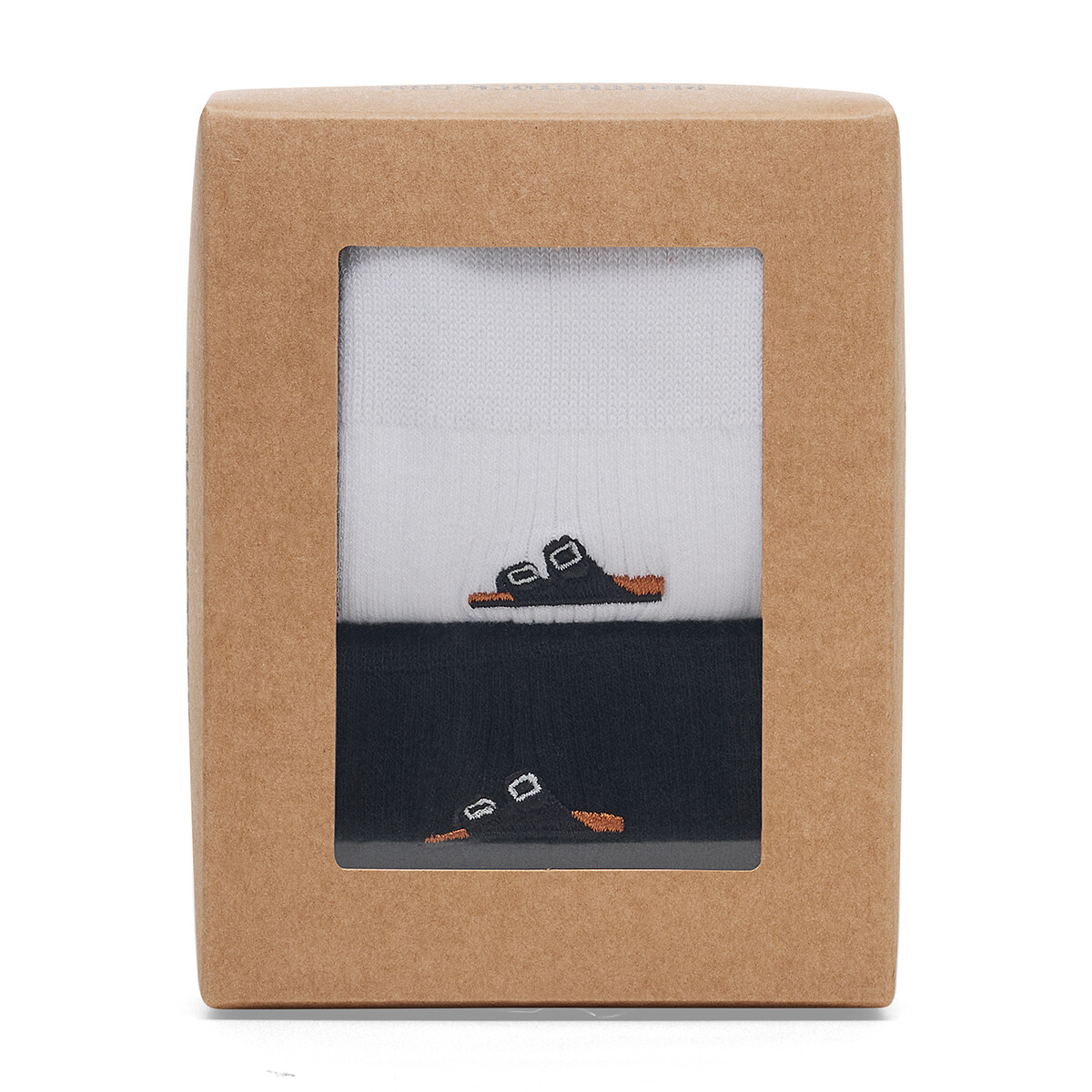 2 Pack Cotton Rib Black+White - Black+white 