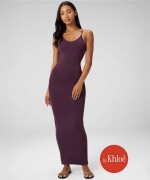 Vestido Strappy Seamless Maxi Dress Mujer Oxblood