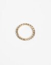 Anillos Medianos y Grandes Strass Anillo Con Strass - Dorado