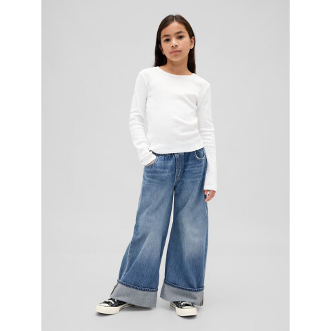 PO BAGGY - CUFF MED MEDIUM WASH