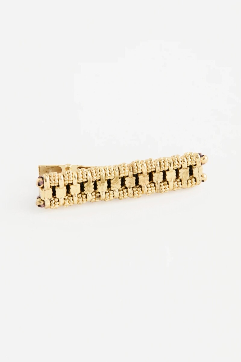Hebilla Metal Ethnic Dorado