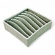Organizador separador cajones ropa interior Gris Oscuro