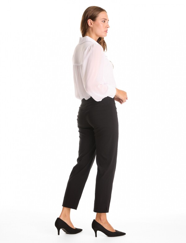 Pantalon Slim NEGRO