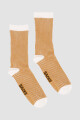 Medias morley bicolor Mostaza