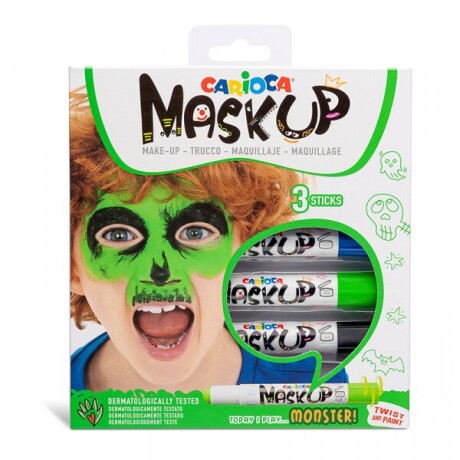 Pintura de Cara en Barra Carioca Mask Up Monstruos