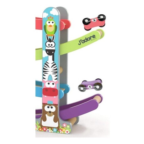 Rampa de madera pista de autos J'adore Rampa de madera pista de autos J'adore