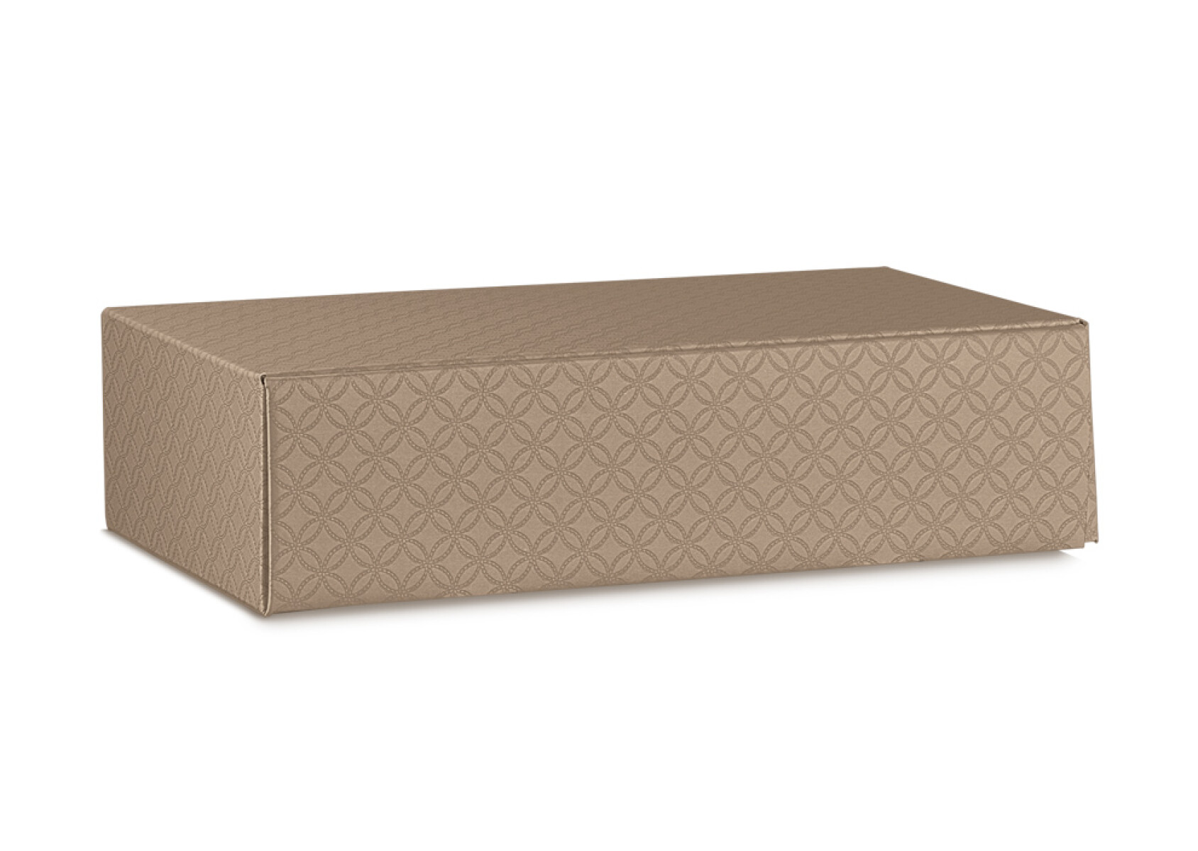 Caja rígida 2 botellas 34x18,5x9 - 37254 - MATELASSE CUOIO 