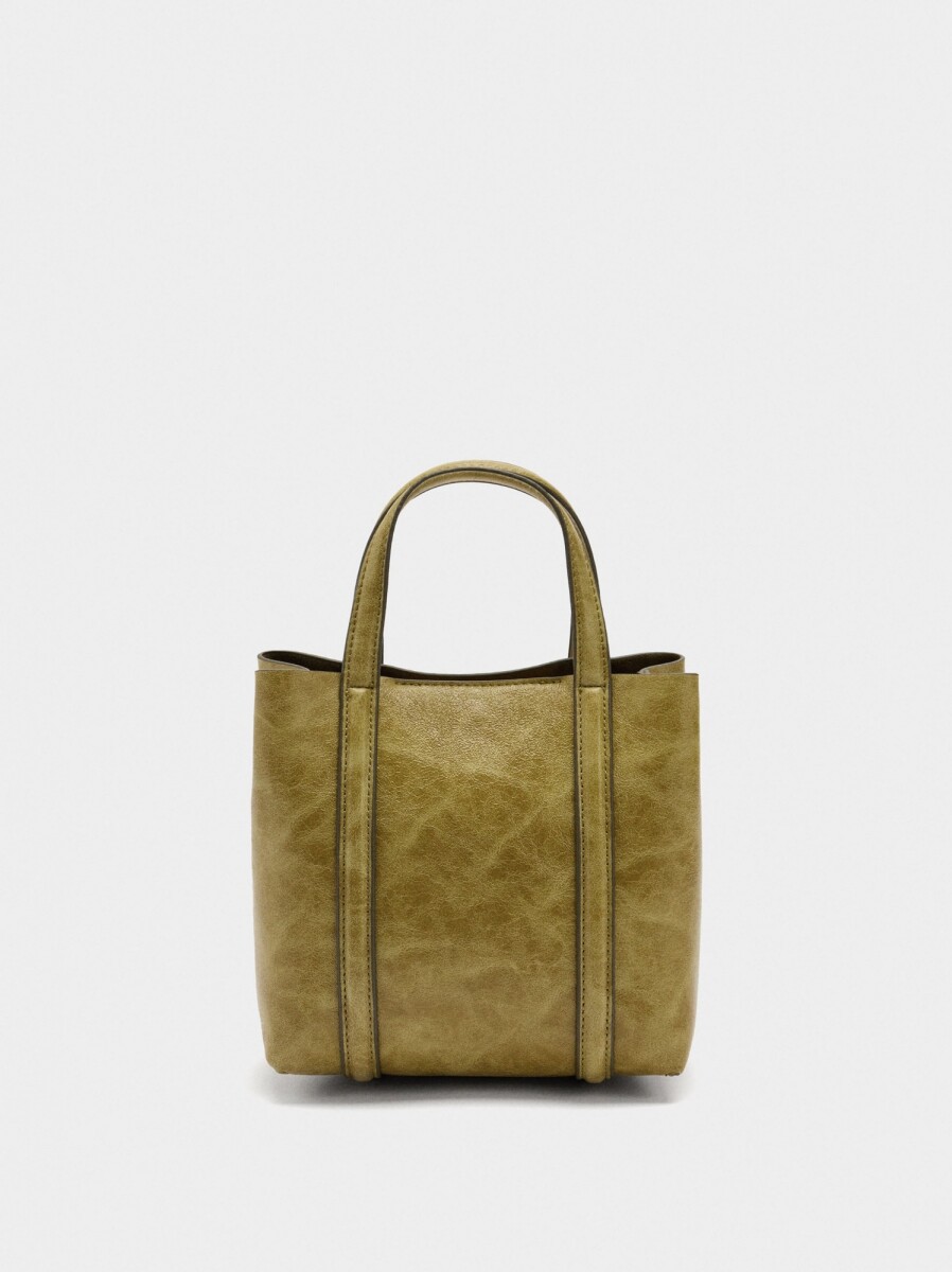 Bolso Tote Con Bandolera S - lima 