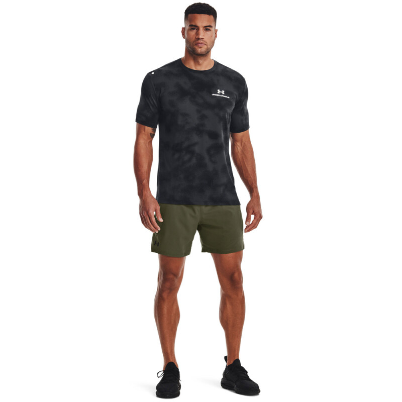 UA Vanish Woven 6in Shorts-RED GRN-390