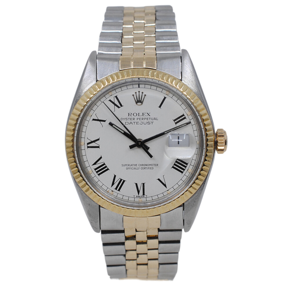 Rolex Datejust 16000 acero y oro 36 mm año 1980 calendario rápido Rolex Datejust 16000 acero y oro 36 mm año 1980 calendario rápido