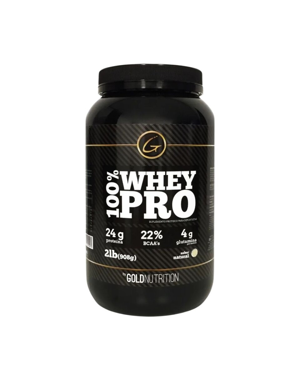 ¡OFERTA IMPERDIBLE! 100% Whey Pro 2lb Gold Nutrition Sabor Natural 