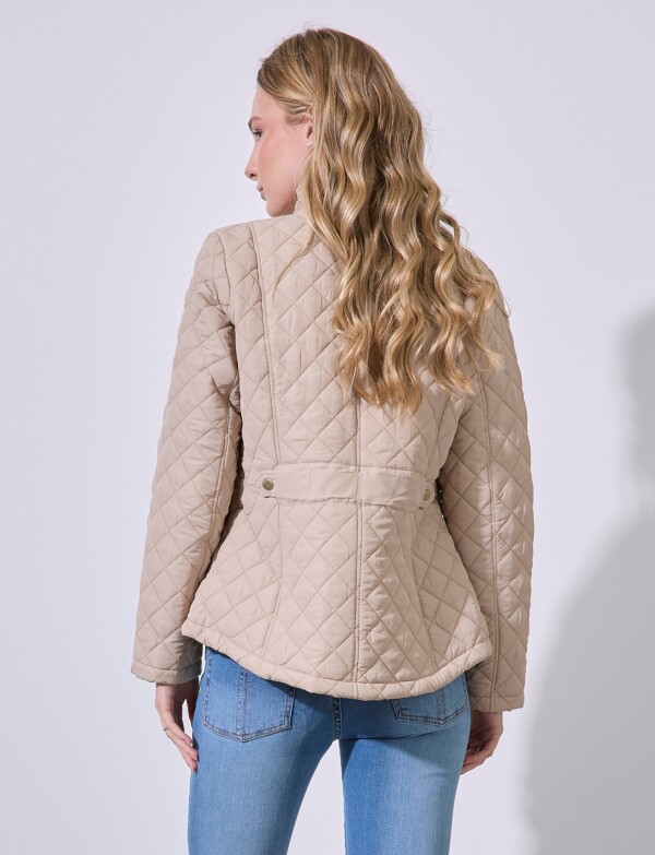 Campera Capitoneada BEIGE