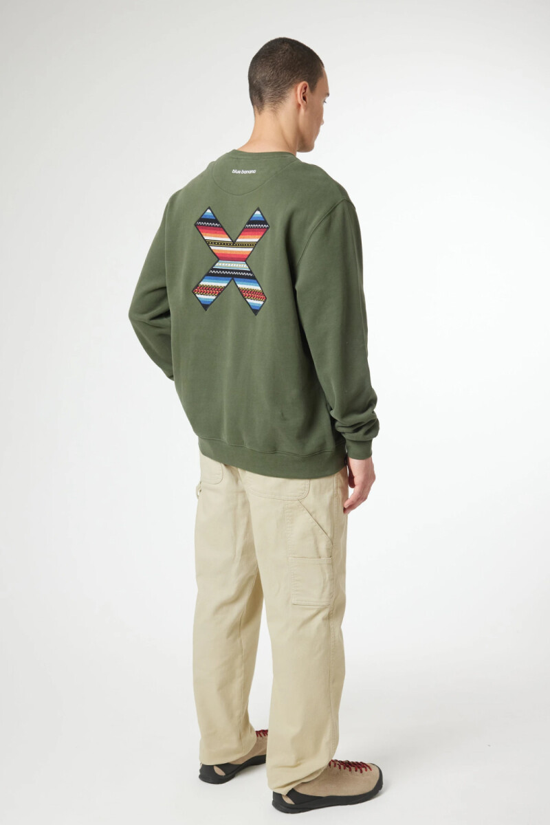 Sudadera Classic Blue Banana Khaki