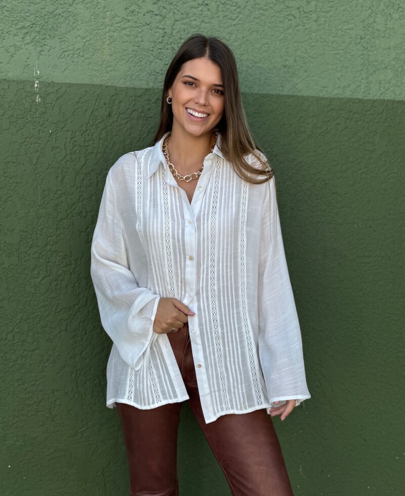 Camisa Zaira blanco