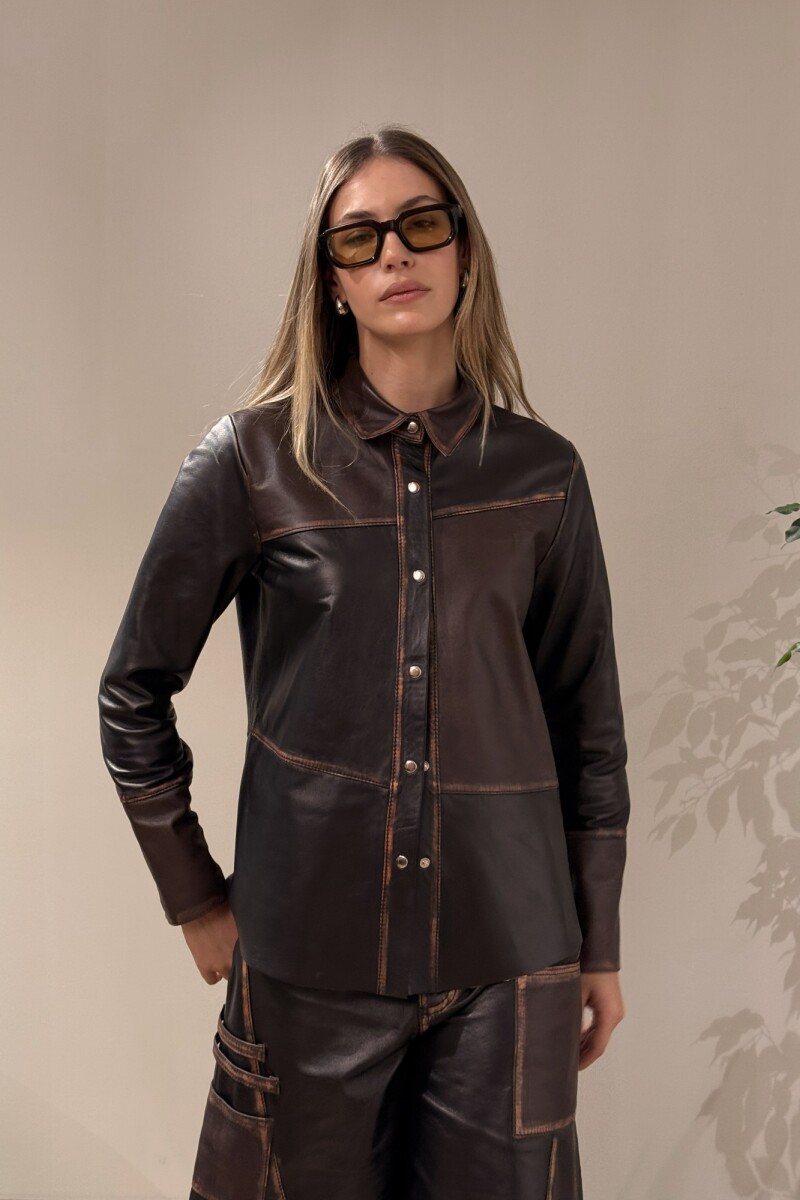 Camisa Ronchamp NEGRO Y CRUDO