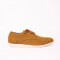 Zapato acordonado suede tostado