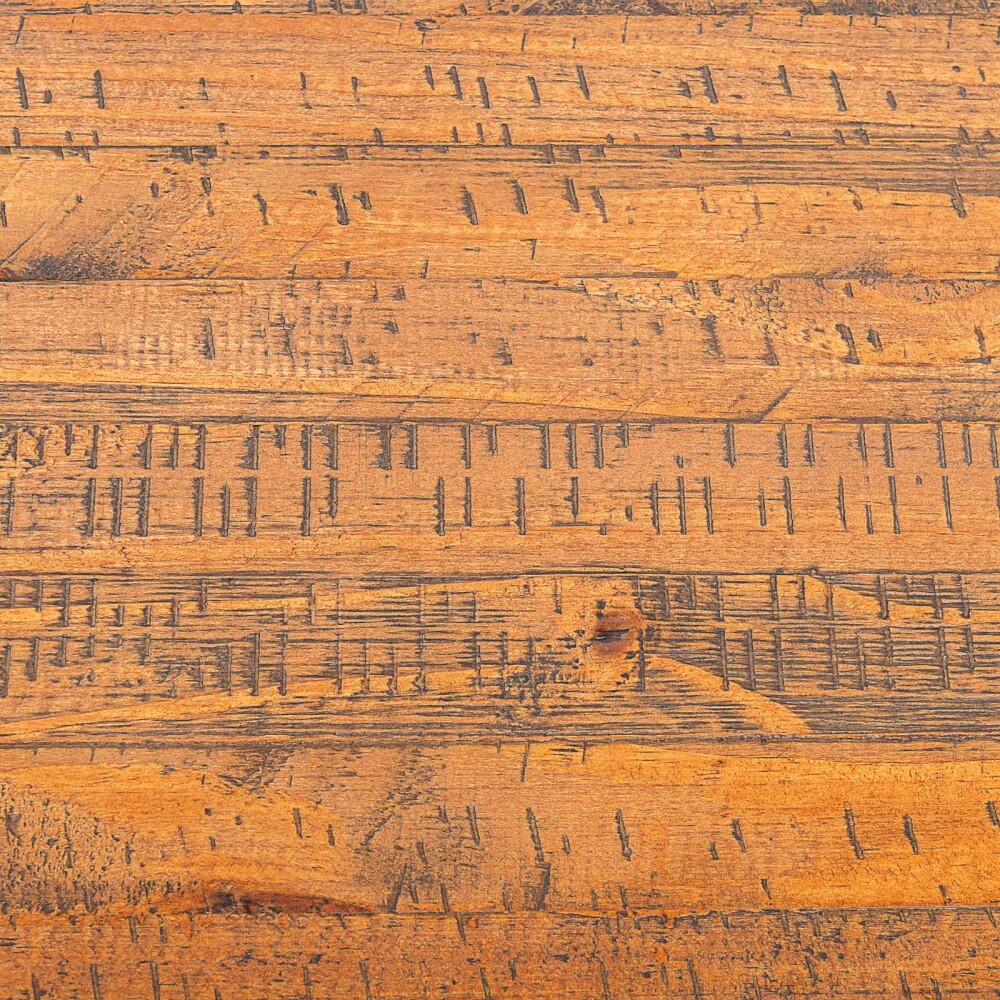 CONSOLA MADERA-Y-METAL MARRON YORK CASTAÑO