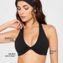 Top Pureluxe Plunge Low Impact Bra Mujer Black