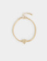 Pulseras Flexibles De inicial Pulsera Flexible De Inicial "i" - Dorado