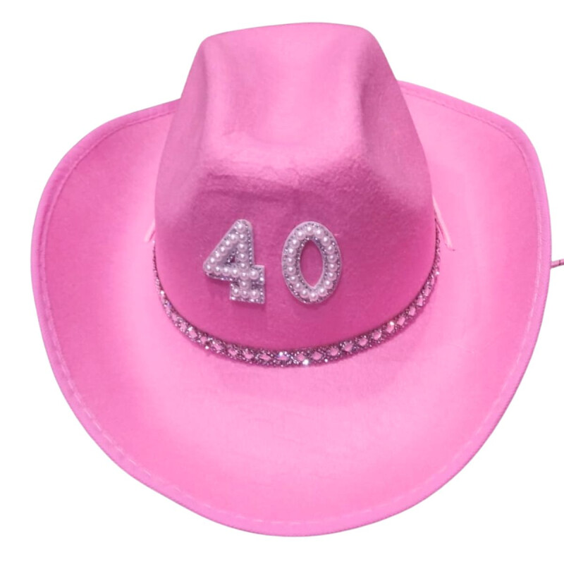 Sombrero Cowboy N°40 ROSA