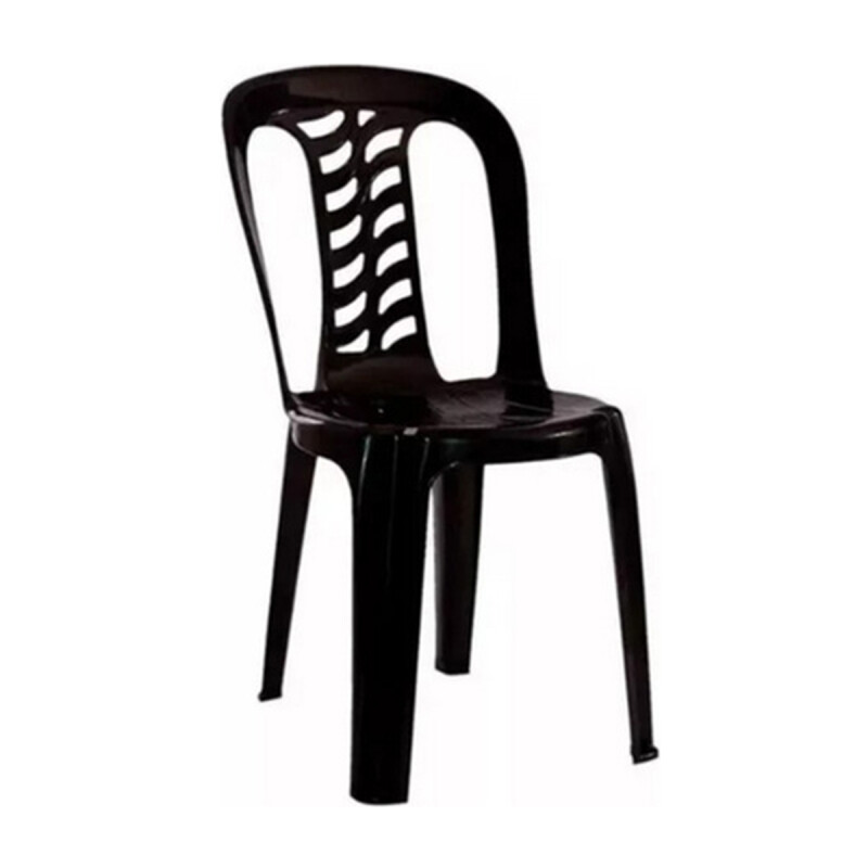 Silla De Jardín Bistro Apilable Resistente X10 Negras Silla De Jardín Bistro Apilable Resistente X10 Negras