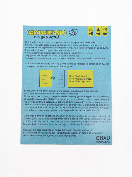 GARABATEANDO 2 JUEGOS EN 1 VERDE AQUA