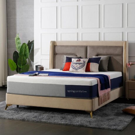COLCHÓN SUPER KING RESORTES BLANCO AMAZON