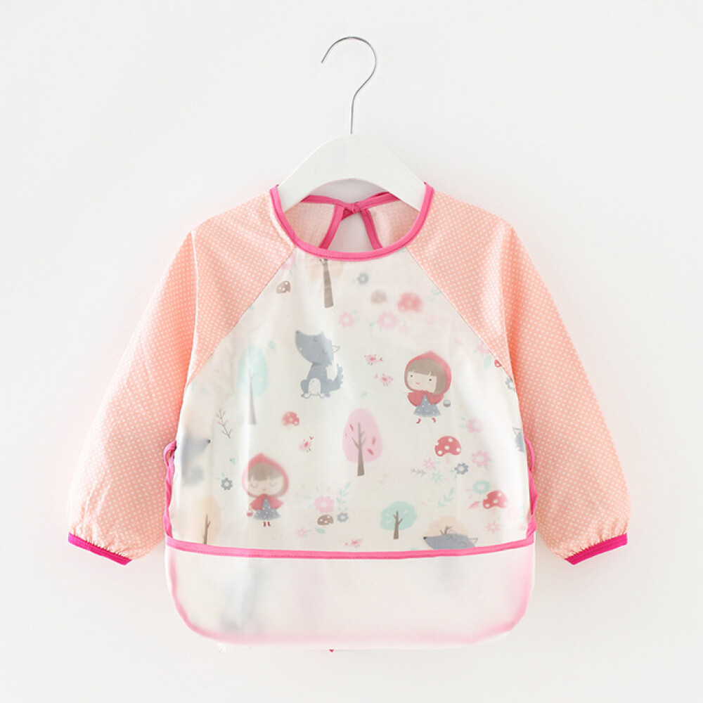 Babero con manga Little Ones capelucita