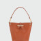 Longchamp - Bolso bandolera de cuero, Le Roseau Sleek Terracota