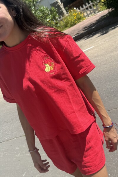 TSHIRT LA VERDULERIA Rojo