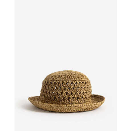 Piluso Tejido Rafia Blanco Crudo