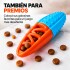 Juguete Morder Perros Gatos Limpieza Dental Golosinas Premio Celeste Naranja