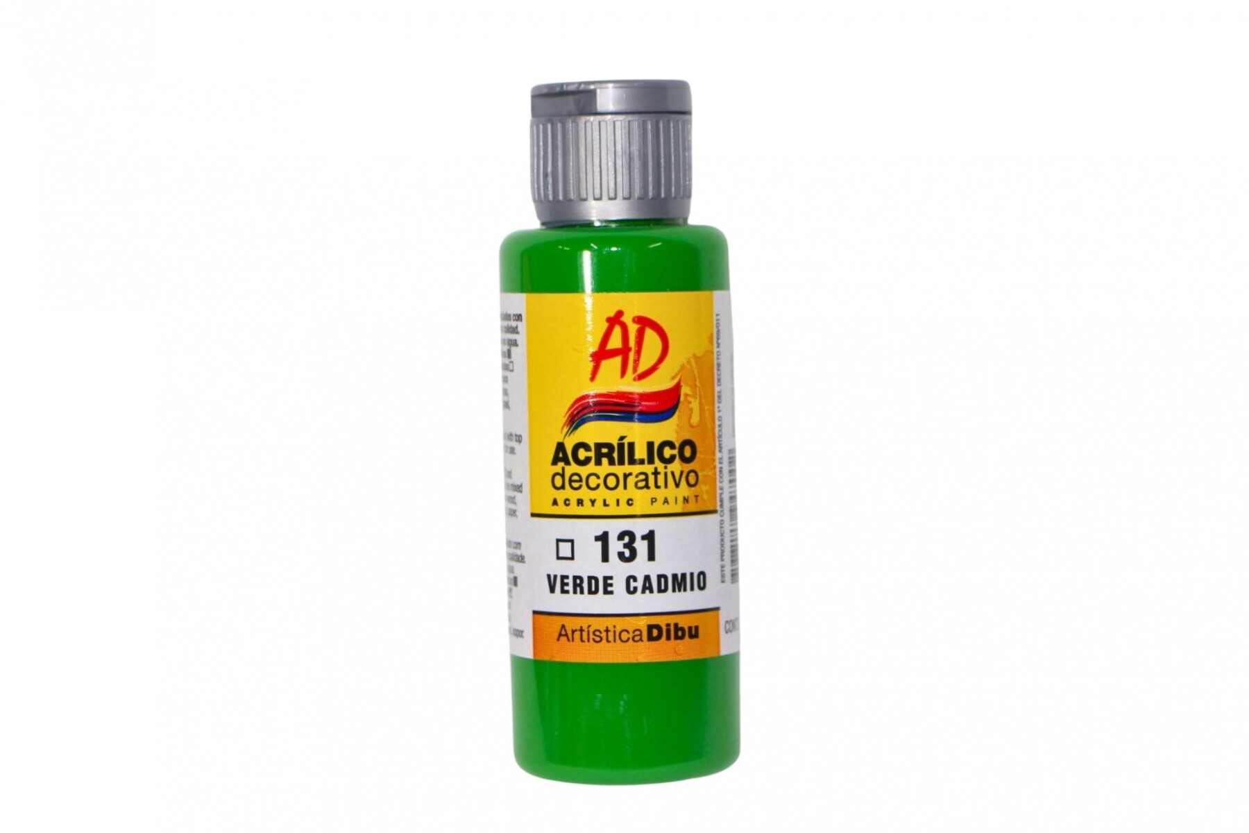 PINTURA ACRILICA ARTISTICA DIBU 60 ML. DIFERENTES COLORES - COLOR VERDE CADMIO 131 