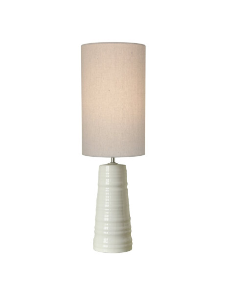 LAMPARA DE MESA CERAMICA D24x75CM BLANCO LAMPARA DE MESA CERAMICA D24x75CM BLANCO
